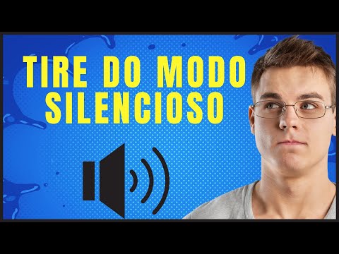 COMO TIRAR O MODO SILENCIOSO DO CELULAR