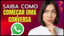 COMO INICIAR UMA CONVERSA NO WHATSAPP