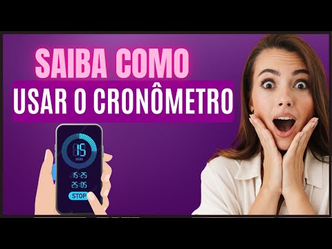 COMO USAR O APLICATIVO DO CRONÔMETRO