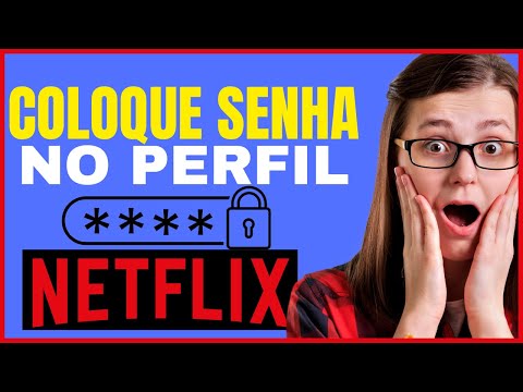 COMO COLOCAR SENHA NO PERFIL DA NETFLIX PELO CELULAR