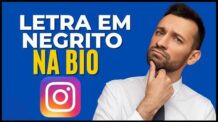 COMO COLOCAR LETRA EM NEGRITO NA BIO DO INSTAGRAM