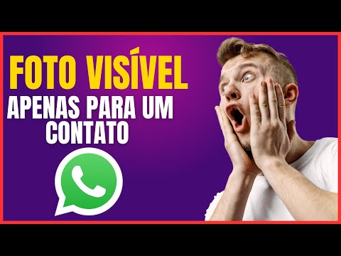 COMO COLOCAR FOTO DO PERFIL DO WHATSAPP PARA APENAS UM CONTATO