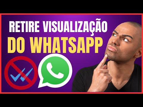 COMO TIRAR DO WHATSAPP A VISUALIZAÇÃO DA MENSAGEM