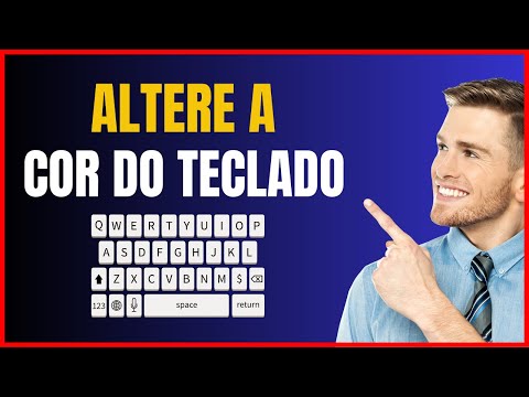 COMO MUDAR A COR DO TECLADO GBOARD