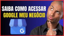 COMO ACESSAR O PERFIL DO GOOGLE MEU NEGOCIO