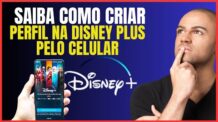 COMO CRIAR PERFIL NA DISNEY PLUS PELO CELULAR