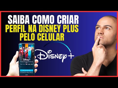 COMO CRIAR PERFIL NA DISNEY PLUS PELO CELULAR