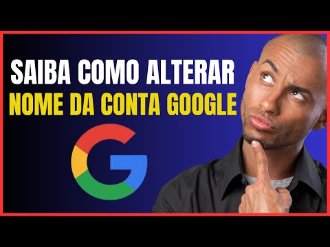 COMO ALTERAR SEU NOME NA CONTA DO GOOGLE PELO CELULAR