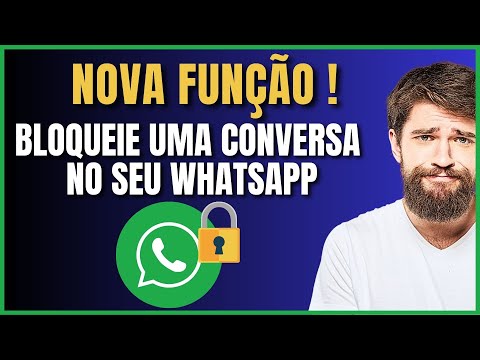 SAIBA COMO BLOQUEAR UMA CONVERSA NO WHATSAPP