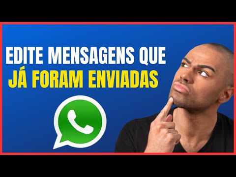 COMO EDITAR MENSAGENS ENVIADAS NO WHATSAPP