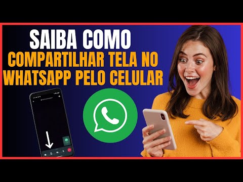 COMO COMPARTILHAR TELA NO WHATSAPP PELO CELULAR