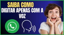 COMO DIGITAR POR VOZ NO WHATSAPP