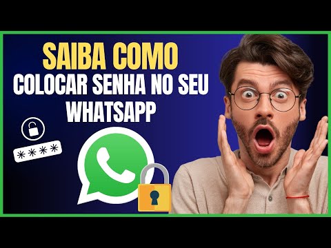 COMO COLOCAR SENHA NO WHATSAPP ANDROID