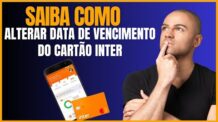 COMO ALTERAR A DATA DE VENC DO CARTAO INTER