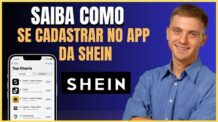 COMO SE CADASTRAR NO APLICATIVO DA SHEIN
