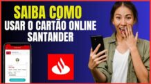 COMO USAR O CARTÃO ONLINE SANTANDER