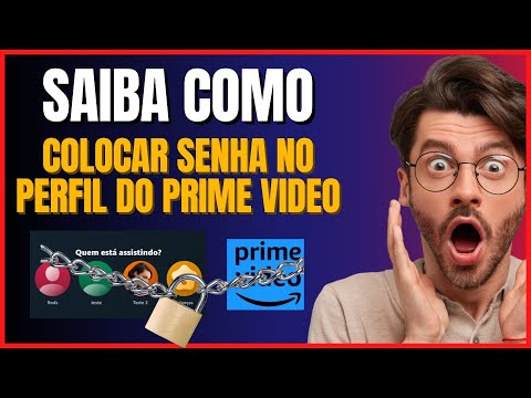 COMO COLOCAR SENHA NO PERFIL DO PRIME VIDEO PELA TV
