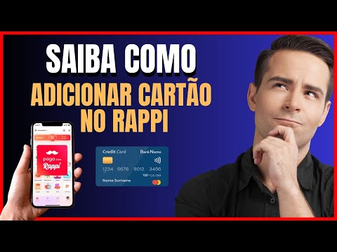 COMO ADICIONAR CARTÃO NA RAPPI