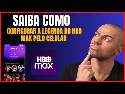 COMO CONFIGURAR A LEGENDA DO HBO MAX PELO CELULAR