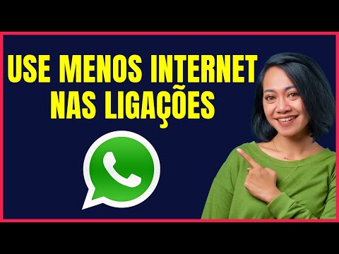 COMO USAR MENOS DADOS EM LIGAÇÕES NO WHATSAPP #W4
