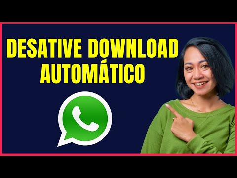 COMO DESATIVAR O DOWNLOAD AUTOMATICO DO WHATSAPP #W4
