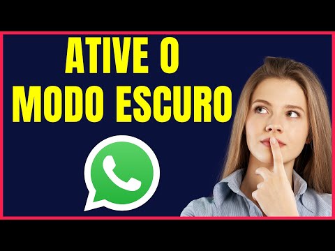 COMO COLOCAR TEMA ESCURO NO WHATSAPP #W4