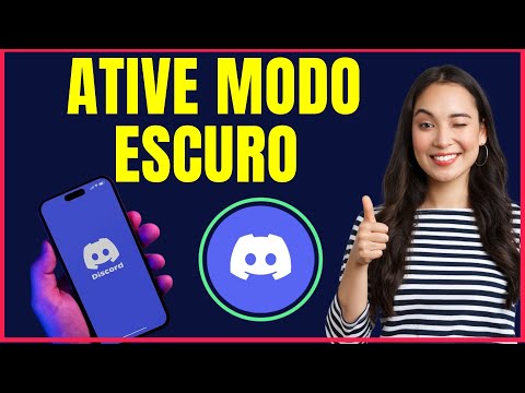 COMO ATIVAR O MODO ESCURO NO DISCORD NO CELULAR #DD4