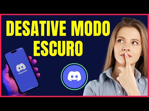 COMO DESATIVAR O MODO ESCURO DO DISCORD NO CELULAR #DD4
