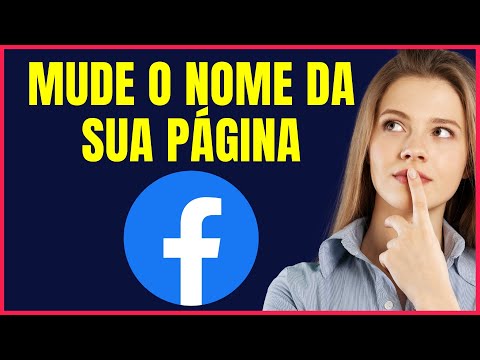 COMO MUDAR O NOME DA PAGINA NO FACEBOOK NO CELULAR #FCBOK4