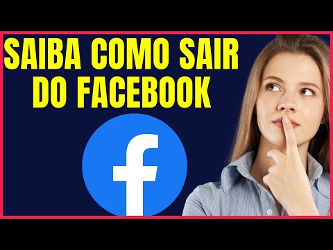 COMO SAIR DO FACEBOOK NO CELULAR #FCBOK4