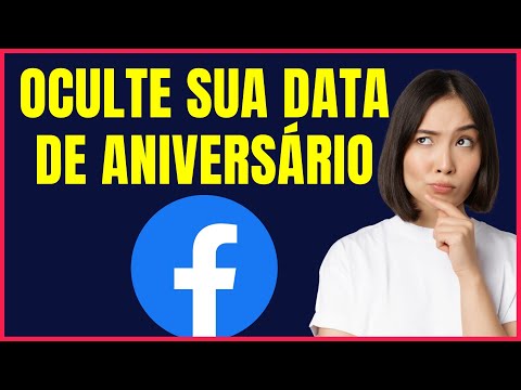 COMO OCULTAR DATA DE ANIVERSARIO NO FACEBOOK #FCBOK4