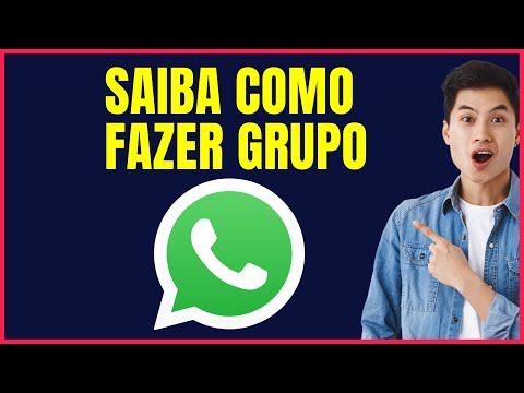 COMO FAZER GRUPO NO WHATSAPP
