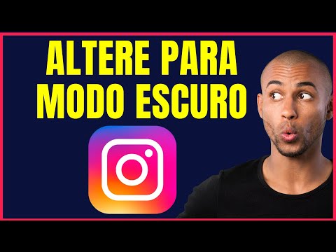 COMO COLOCAR O MODO ESCURO NO INSTAGRAM 4