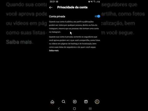 COMO DEIXAR MINHA CONTA PUBLICA NO INSTAGRAM 4