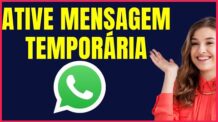 COMO COLOCAR MENSAGEM TEMPORÁRIA NO WHATSAPP 4