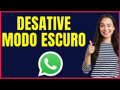 COMO DESATIVAR O MODO ESCURO DO WHATSAPP 4