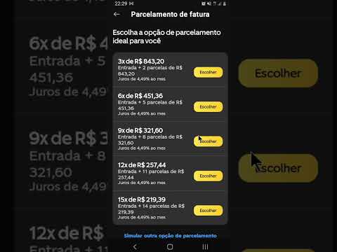 COMO PARCELAR A FATURA DO CARTÃO DE CREDITO C6 BANK 4