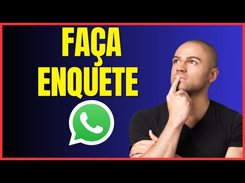 COMO ADICIONAR ENQUETE NO WHATSAPP 4