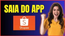 COMO SAIR DO APLICATIVO SHOPEE 4