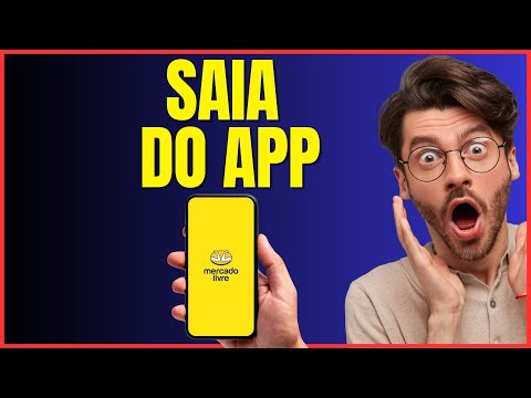 COMO SAIR DO APLICATIVO MERCADO LIVRE 4