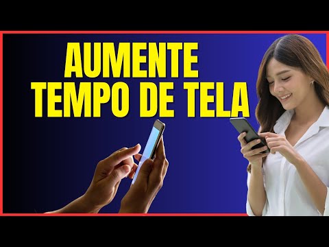 COMO AUMENTAR TEMPO DE ATIVIDADE DA TELA DO CELULAR