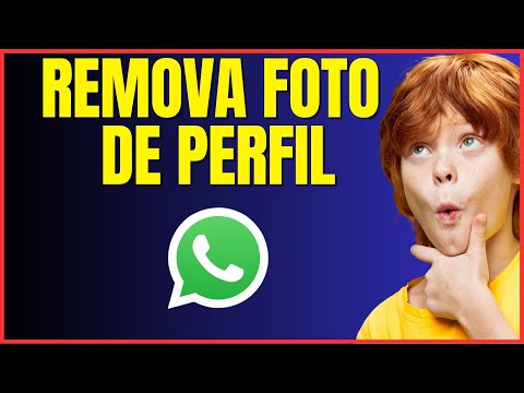 COMO REMOVER A FOTO DE PERFIL DO WHATSAPP