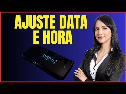 COMO AJUSTAR A HORA A DATA E O FUSO HORÁRIO DO CELULAR
