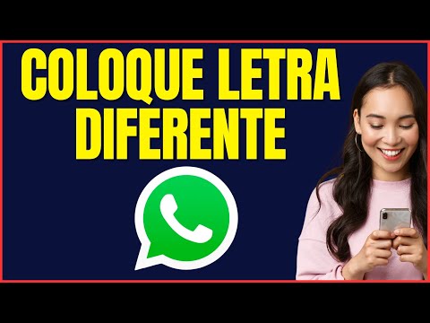 COMO DEIXAR A LETRA DIFERENTE NO WHATSAPP