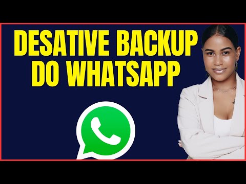 COMO DESATIVAR BACKUP DO WHATSAPP