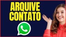 COMO ARQUIVAR UM CONTATO NO WHATSAPP