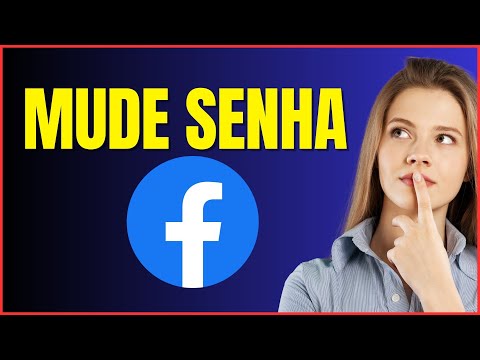 COMO MUDAR A SENHA NO FACEBOOK