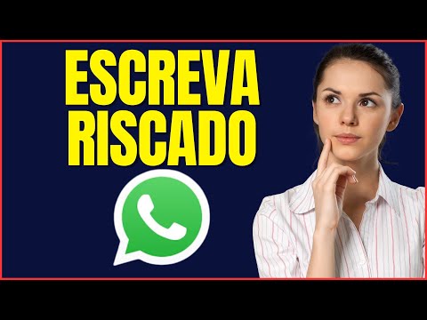 COMO COLOCAR PALAVRA RISCADA NO WHATSAPP