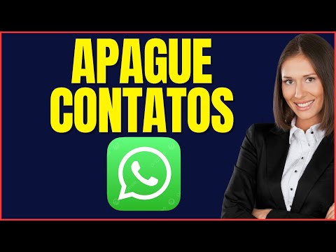 COMO APAGAR CONTATOS DO WHATSAPP QUE NÃO ESTÃO NA AGENDA