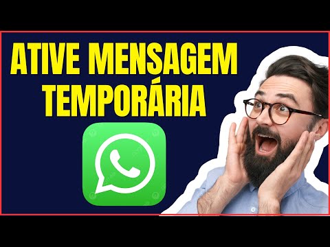 COMO MANDAR MENSAGEM TEMPORÁRIA NO WHATSAPP